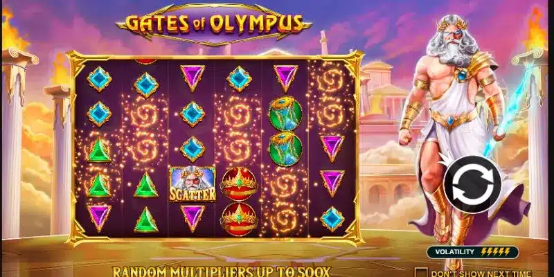 Gates of Olympus mang chủ đề thần thoại Hy Lạp mới lạ và độc đáo