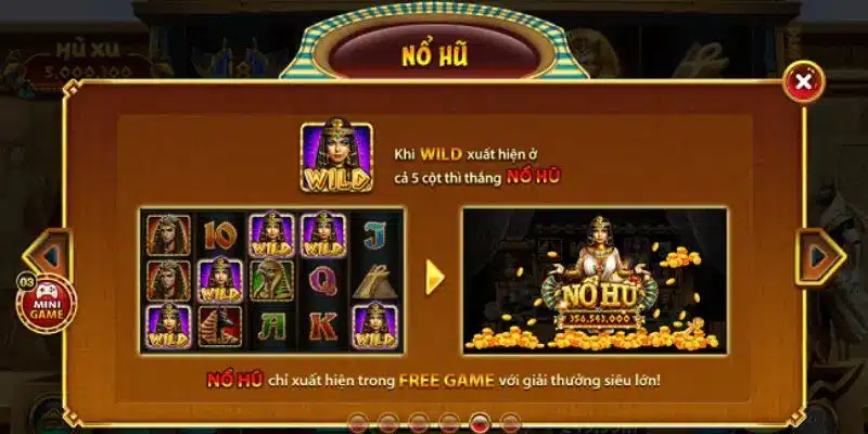 Luật chơi Cleopatra slot cơ bản