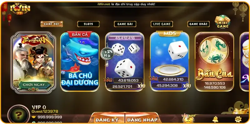 Giới thiệu iwin: Những trò chơi hot tại cổng game